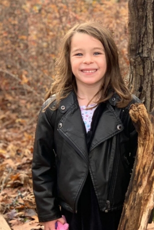 Camper in the woods exploring nature