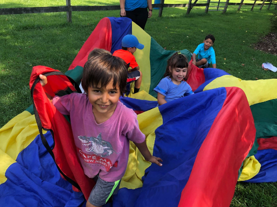Group of kids playing